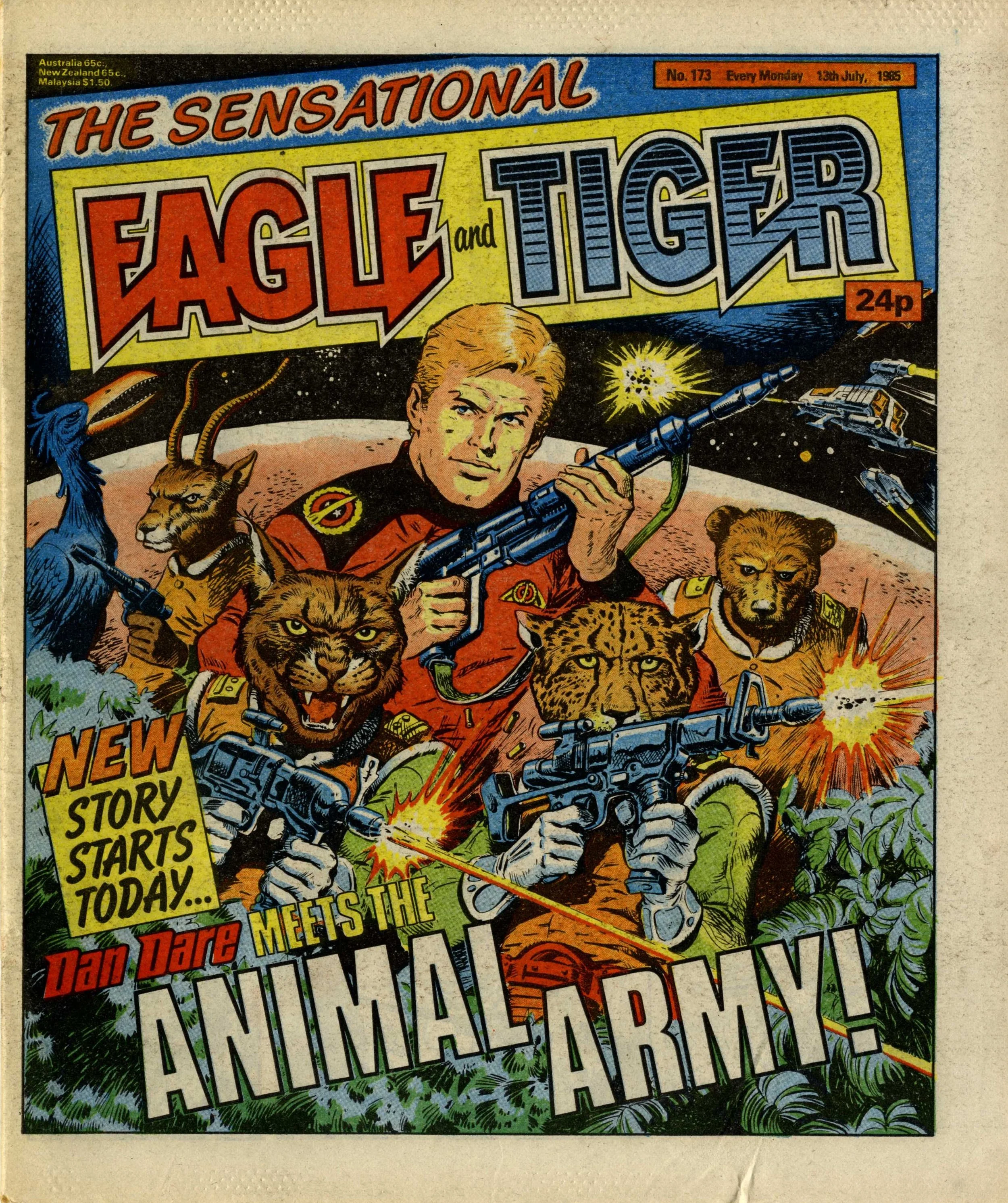 On this day, 13 July 1985: Eagle and Tiger — GREAT NEWS FOR ALL